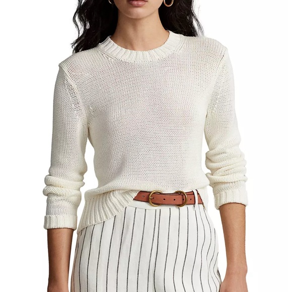 Polo Ralph Lauren Cotton Shaker-Stitch Sweater New With Tags (NWT) size Small - Picture 3 of 8